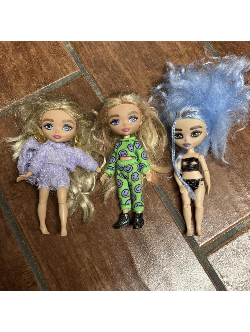 Barbie Extra Minis Lot Of 3 Dolls